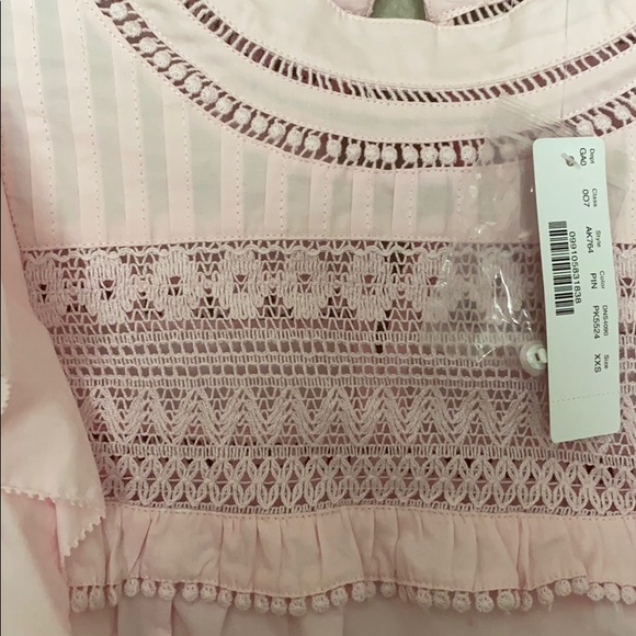 J Crew Crocheted Lace Ruffle Top - Picture 7 of 8